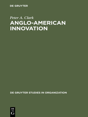 cover image of Anglo-American Innovation